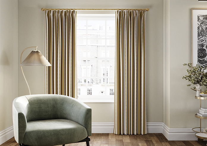 The British Stripe Co. Edgar, Highlands No.1 - Made to Measure Curtains - Image 3